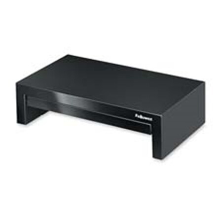 Abacus Monitor Riser- Height Adjustments- 16in.x9-.50in.x4-.75in.- Black AB3750018